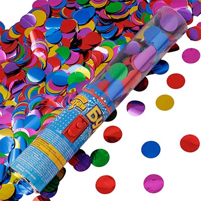 Хлопушка Хлопушка Бумфети 25см Круги фольга