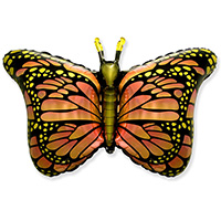 Шар фигура Бабочка крылья оранжевые