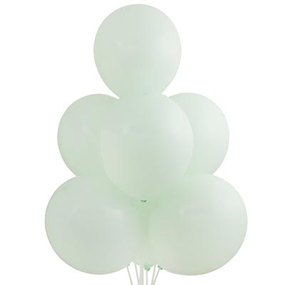 Шарики из латекса Шары 30см макарун салатовые ВесёлаяЗатея