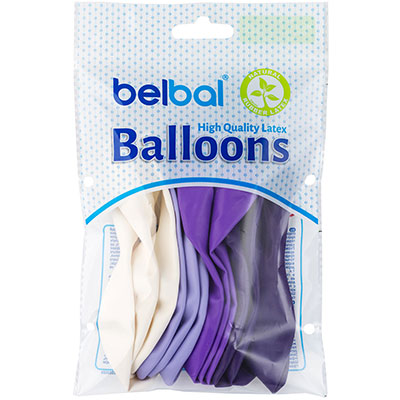 Фиолетовая Шарики 32см ассорти Лиловая гамма 12шт 1101-0684