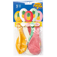 Шарики Ананас 3х цветный 36см, 5шт