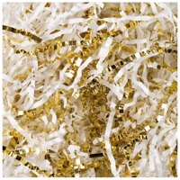 Белая Наполнитель бумаж/фольг белый/золот 50гр 1509-1378