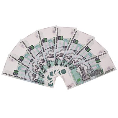 Деньги банка приколов 1000 Рублей