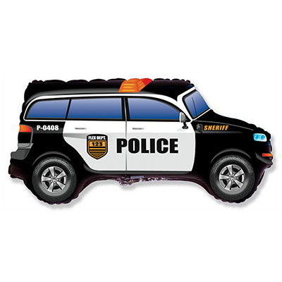 Шарики из фольги Шар фигура Машина Полиция Джип