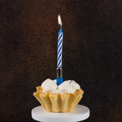 Свечи для торта Свеча музыкальная синяя