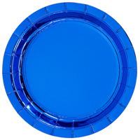 Синяя Тарелки блестящие синие 17см 1502-4887