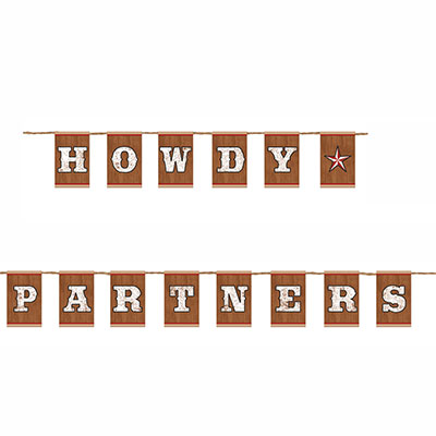 Гирлянды Гирлянда-вымпел Вестерн Howdy Partner
