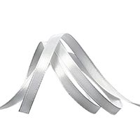 Белая Лента атласная белая 6ммх27,4м 1509-0906