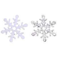 Снежинка Снежинки серебряные 2см 300шт 1501-6846
