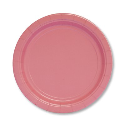 Тарелки нежно-розовые, 17 см