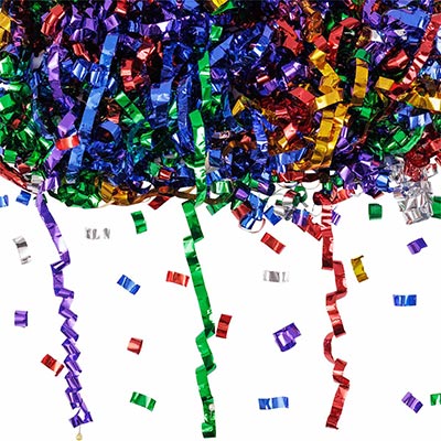 Хлопушка Хлопушка серпантин фольгированный, 20см