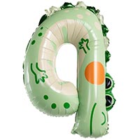 Цифры и числа Шар цифра &quot;4&quot; 96см Зоопарк Крокодил 1207-5573