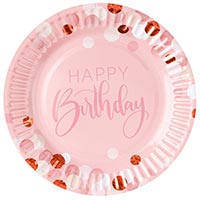 Тарелки малые HB Розовая дымка 6шт