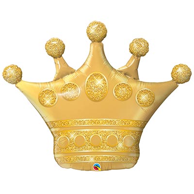 Шар фигура Корона золото