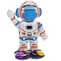 Космическая Вечеринка Шар напольный Космонавт под воздух 1208-0759