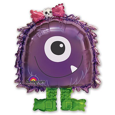 Ходячий шар Фиолетовый монстр, ненадутый