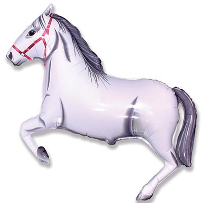 Шар Мини фигура Лошадь белая