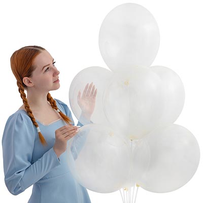 Шарики из латекса Шарик 32см, цвет 038 Кристалл Clear