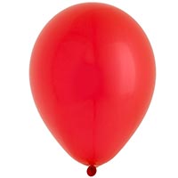 Шары 30см металлик красные Весёлая Затея