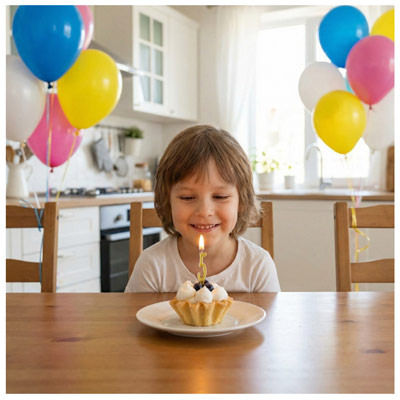 Свечи-цифры Свеча-цифра "5" Элегант Золото 5см