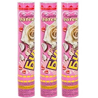 Хлопушка 30 см Лепестки+сердца фольга