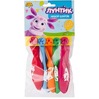 Шары с рисунком 36см Лунтик, 5шт