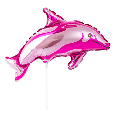 Мини Фигура Дельфин розовый