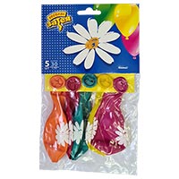 Шарики Ромашки 30см, 5шт