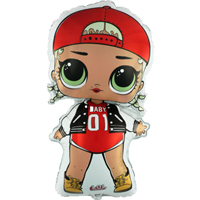 Шар фигура Куклы ЛОЛ MC SWAG