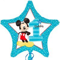 Дисней Микки и Минни Шар 45см Микки Маус 1-й День Рождения 1202-2291