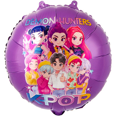  Шар 45см K-POP охотницы на демонов фиол 1202-4394