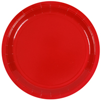 Красная Тарелка красная 23см 6шт 1502-6066
