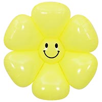 Шар фигура Ромашка Улыбка желтая
