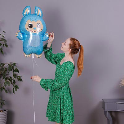 Шарики из фольги Шар фигура Монстрик зубастый