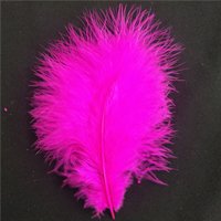 Розовая Перья декоративн ярко-розовые 10см 30шт 1501-4131