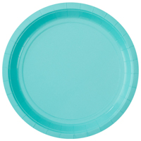 Тарелка бирюзовая 23см 6шт