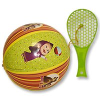 Маша и Медведь Игруш надув Маша и Медведь Мяч с лаптой 1503-0391