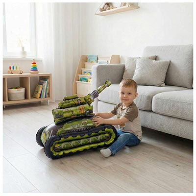 Шарики из фольги Шар Танк, под воздух