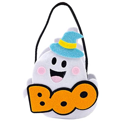 Праздничные аксессуары Конфетница фетр HWN Привидение BOO
