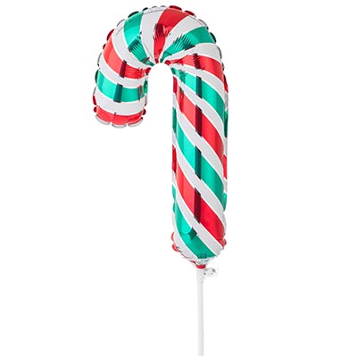 Шарики из фольги Шар Мини фигура Леденец зелено-красн-бел
