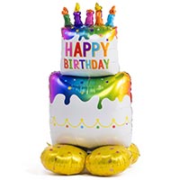 Шар напольный HB Торт со свечками