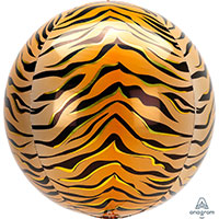 Шар 3D сфера 40см Тигр Сафари