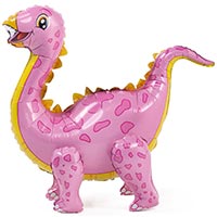 Шар Динозавр Стегозавр розов, под воздух