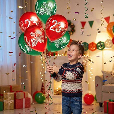 Наборы в упаковках Шарики 23 Февраля 5 шт