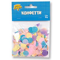 Элегантная Вечеринка Конфетти Круги тишью ассорти Нежное 10гр 1501-4085