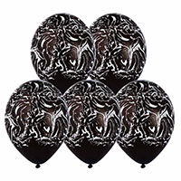 Мрамор Шары 35см Мрамор черный/белый 1103-3081