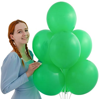 Шарики из латекса Шарик 32см, цвет 135 Пастель BrightGreen