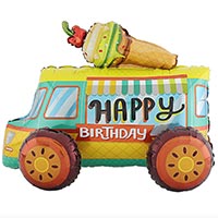 Машинки Шар напольный HB Фургон мороженщика 1208-0771