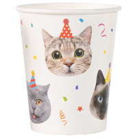 Стаканы Котики фотографичные 250мл 6шт