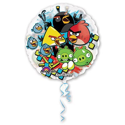 Шар Джамбо кристалл Angry Birds, 66 см